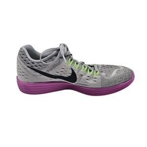 Nike Air Max Shoes Womens Size 7.5 Gray Lunarlon Running Sneakers 705462-003